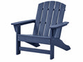 Adirondack-Gartenstuhl 83 x 87 x 95 cm Holz Blau für Terrasse und Garten