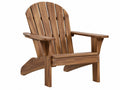 Adirondack Gartenstuhl 83 x 88 x 98 cm Holz Braun mit Armlehnen